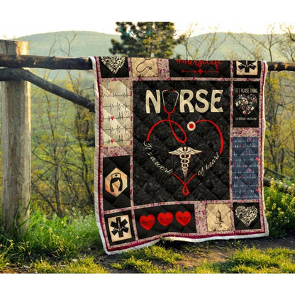 It's Work Of Heart Nurse Premium Quilt