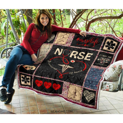 It's Work Of Heart Nurse Premium Quilt