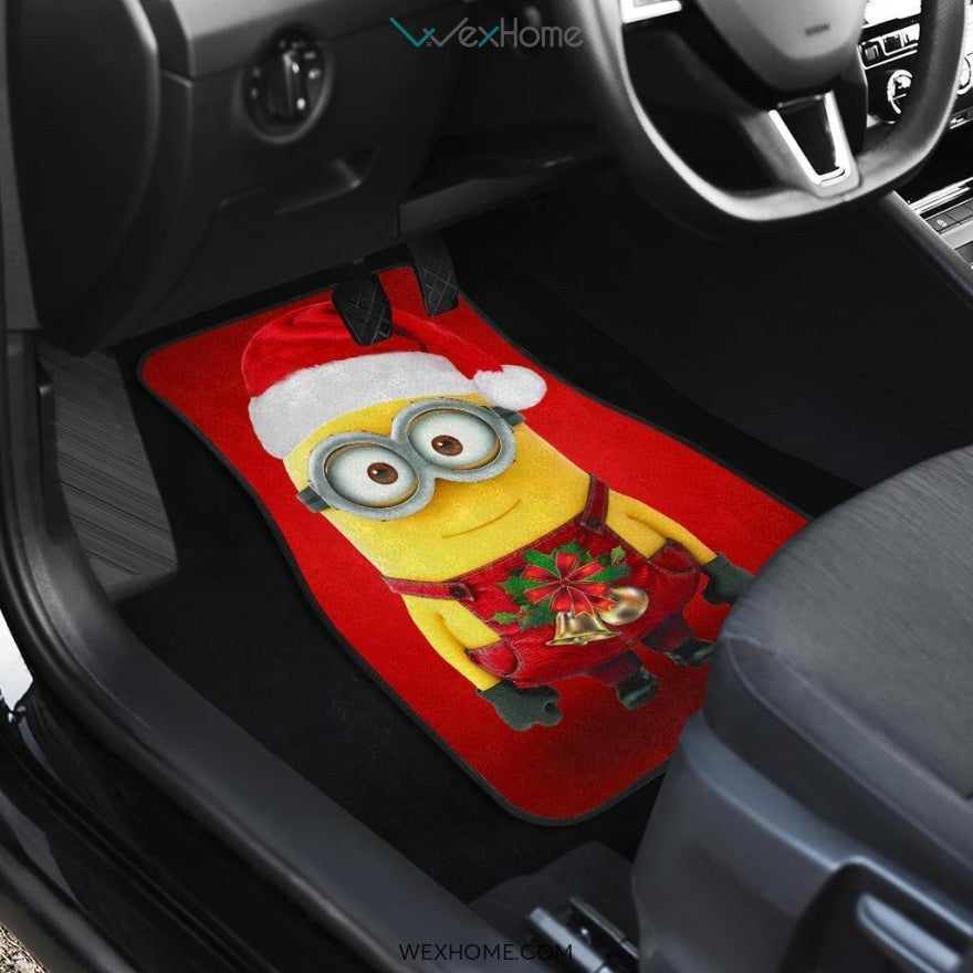 Minions Christmas Front And Back Car Mats Best Car Gift 2021