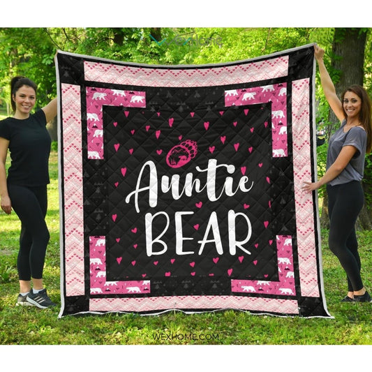 WEXHOME Auntie Bear Premium Quilt