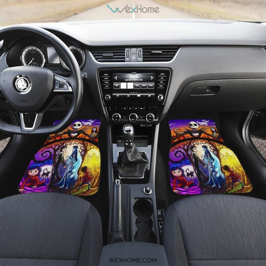 Nightmare Before Christmas Front And Back Car Mats 5 Best Car Gift 2021