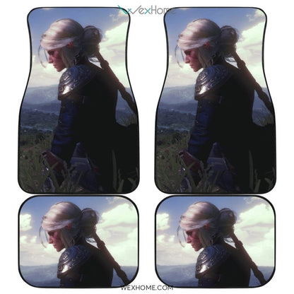Mats The Witcher 3: Wild Hunt Game Fan Gift Ciri Car Floor Unique Car Gift 2021