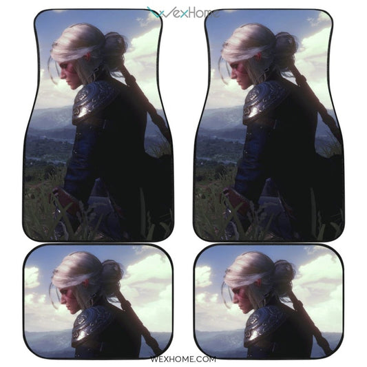 Mats The Witcher 3: Wild Hunt Game Fan Gift Ciri Car Floor Unique Car Gift 2021