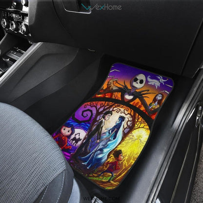 Nightmare Before Christmas Front And Back Car Mats 5 Best Car Gift 2021