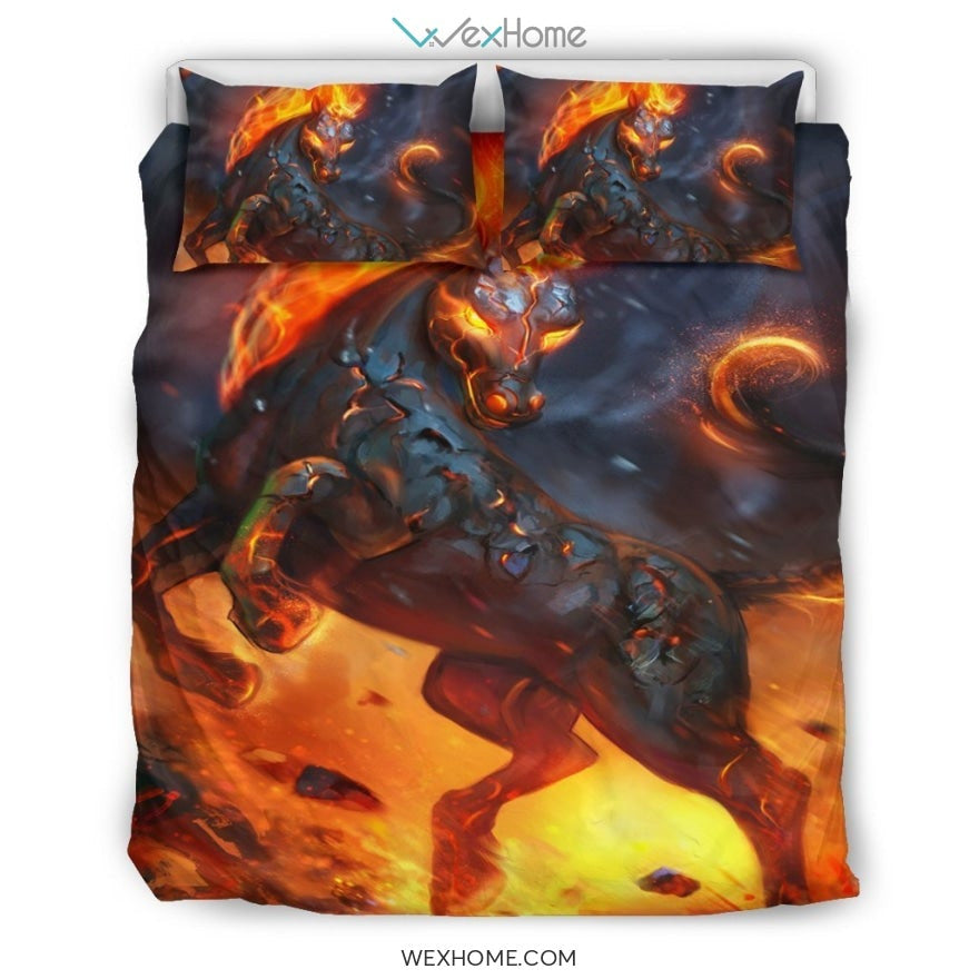 Horse Bedding Set 1 - duvet cover and pillowcase set - Unique Design Amazing Gift