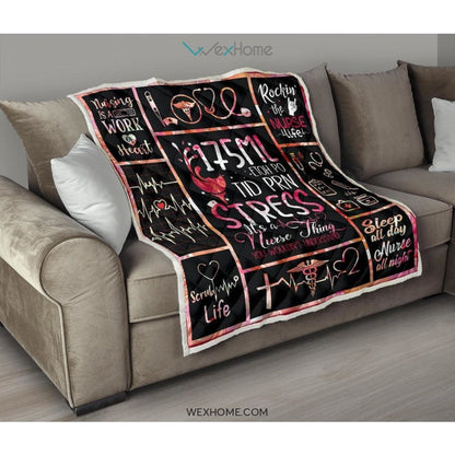 WEXHOME It's Nurse Things You Wouldn't Understand Premium Quilt