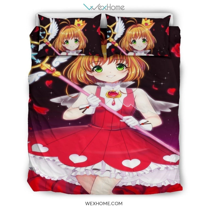 Sakura Bedding Set - duvet cover and pillowcase set - Unique Design Amazing Gift
