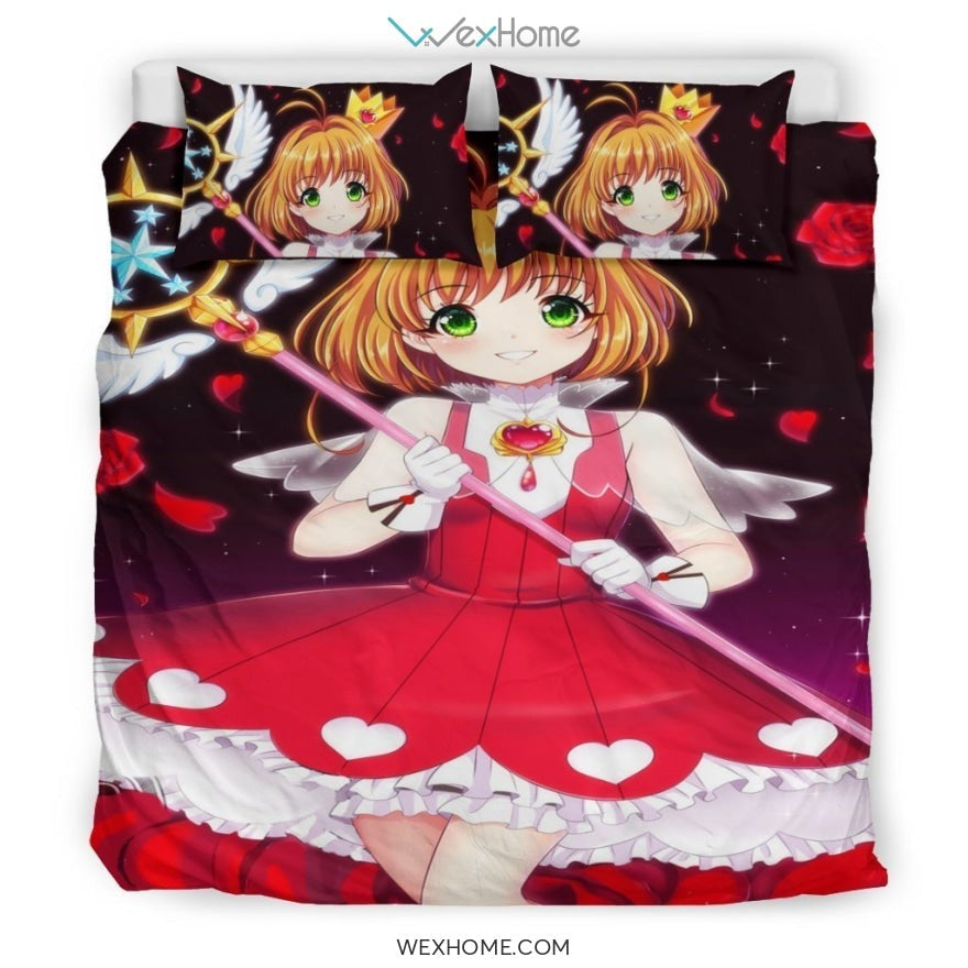 Sakura Bedding Set - duvet cover and pillowcase set - Unique Design Amazing Gift