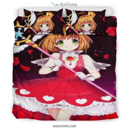 Sakura Bedding Set - duvet cover and pillowcase set - Unique Design Amazing Gift