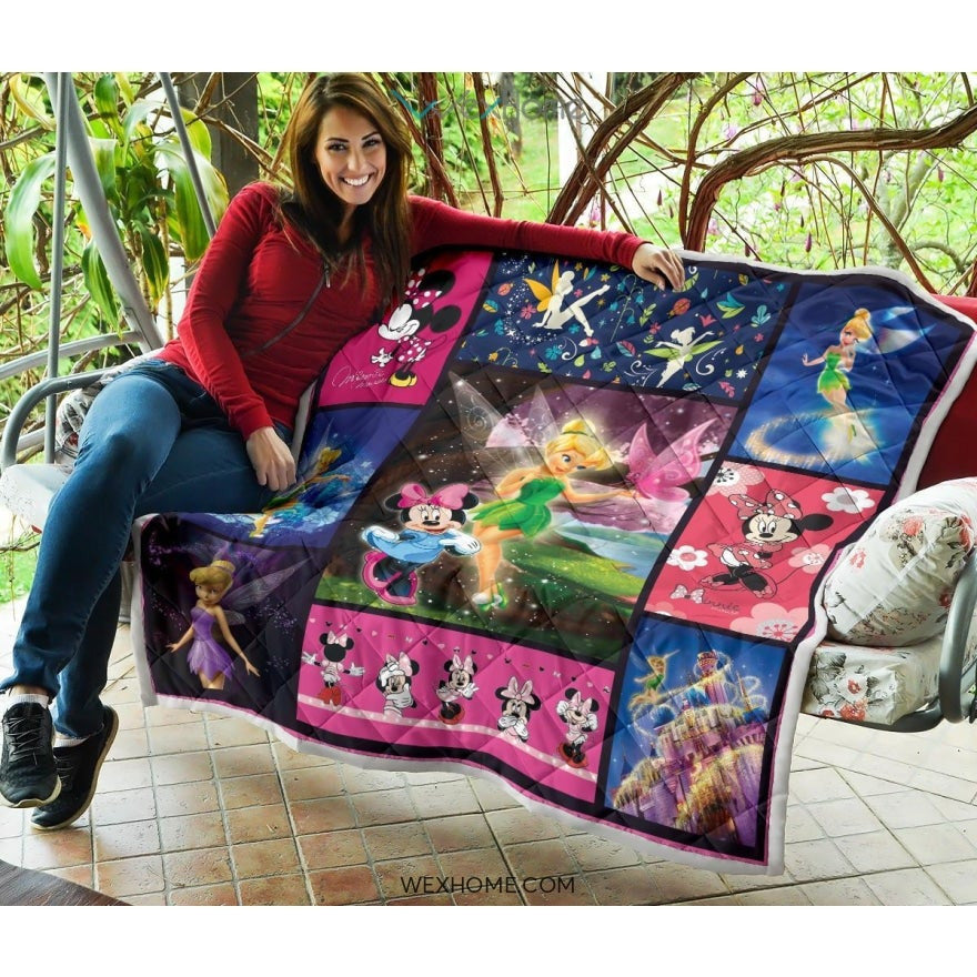 Mickey Mouse & Tinker Bell Cartoon Best Seller Premium Quilt