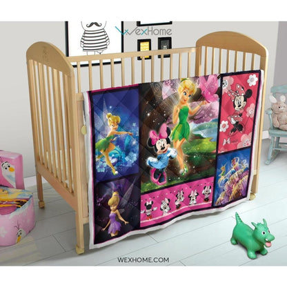 Mickey Mouse & Tinker Bell Cartoon Best Seller Premium Quilt