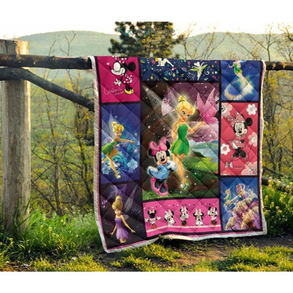 Mickey Mouse & Tinker Bell Cartoon Best Seller Premium Quilt