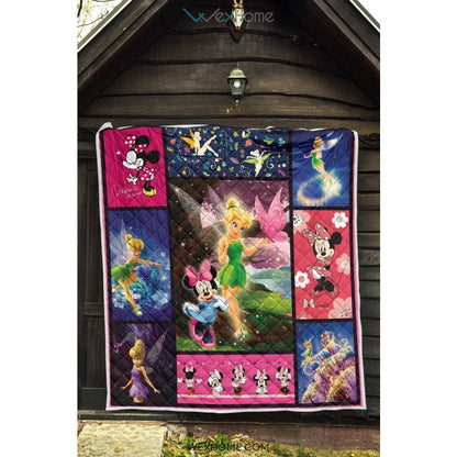 Mickey Mouse & Tinker Bell Cartoon Best Seller Premium Quilt