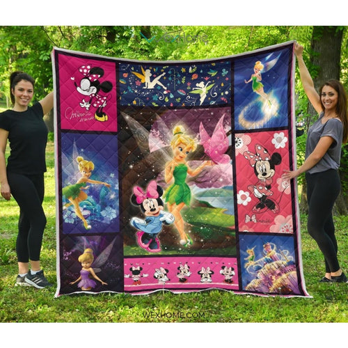 Mickey Mouse & Tinker Bell Cartoon Best Seller Premium Quilt