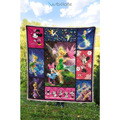 Mickey Mouse & Tinker Bell Cartoon Best Seller Premium Quilt