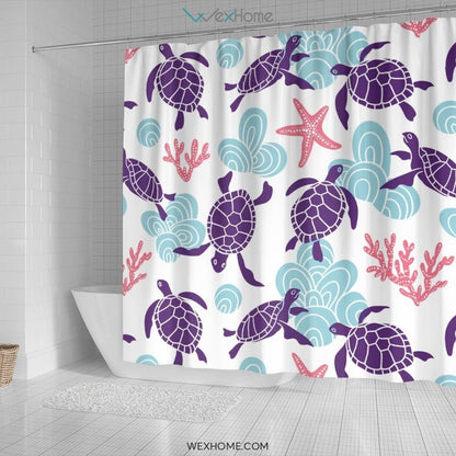 Turtle Shower Curtain