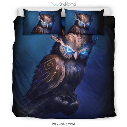 Owl Bedding Set 1 - duvet cover and pillowcase set - Unique Design Amazing Gift