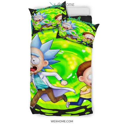 Rick And Morty Bedding Set 2 - duvet cover and pillowcase set - Unique Design Amazing Gift