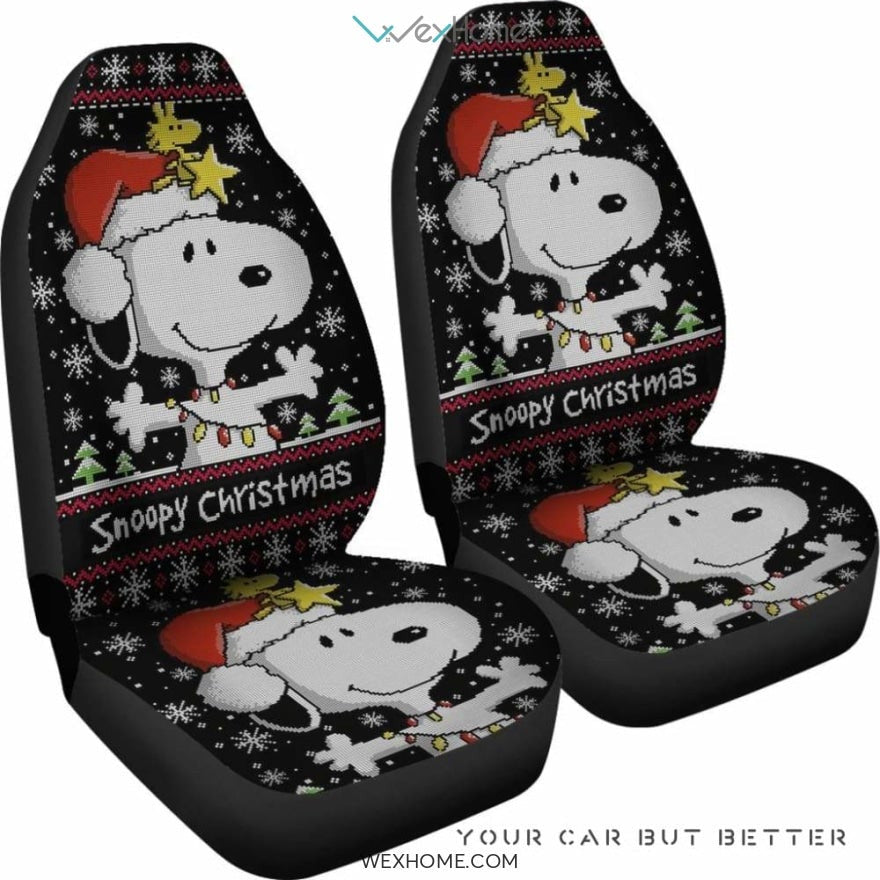 Snoopy Christmas Fan Art Car Seat Cover 170812 Accessories Car 2021