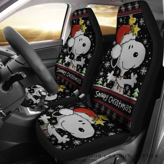 Snoopy Christmas Fan Art Car Seat Cover 170812 Accessories Car 2021
