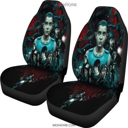 Stranger Things Car Seat Cover Poster for Fans Best Car Decor 2021