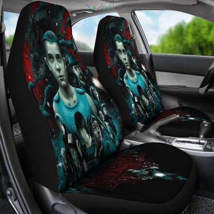 Stranger Things Car Seat Cover Poster for Fans Best Car Decor 2021
