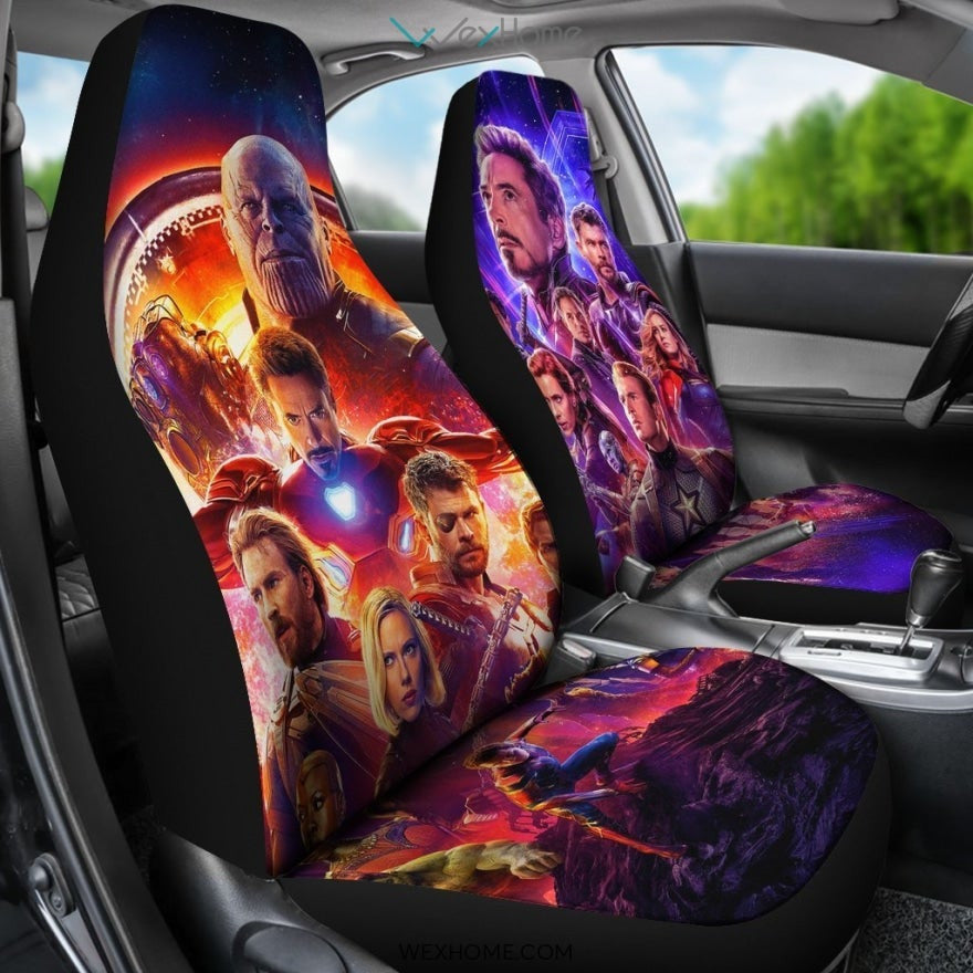 Marvel Endgame Car Set Covers Movie Fan Gift Best Car Gift 2021