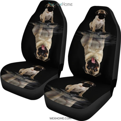 Pug Pets Dogs Animal Car Seat Cover 191130