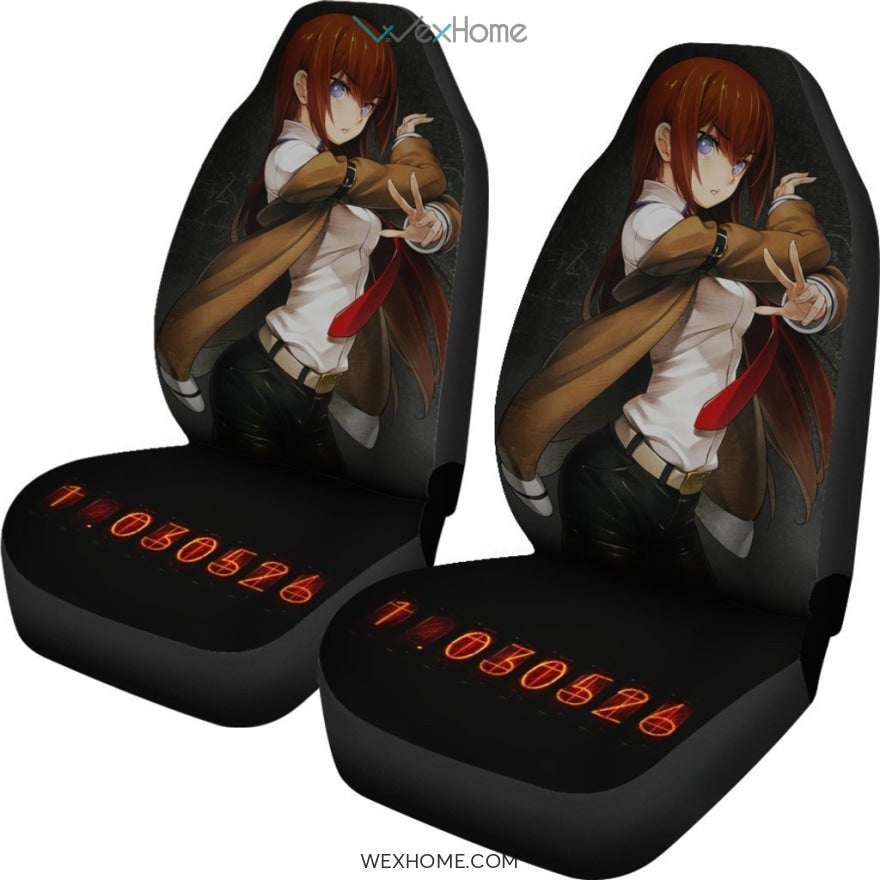 Steins Gate Anime Car Seat Covers