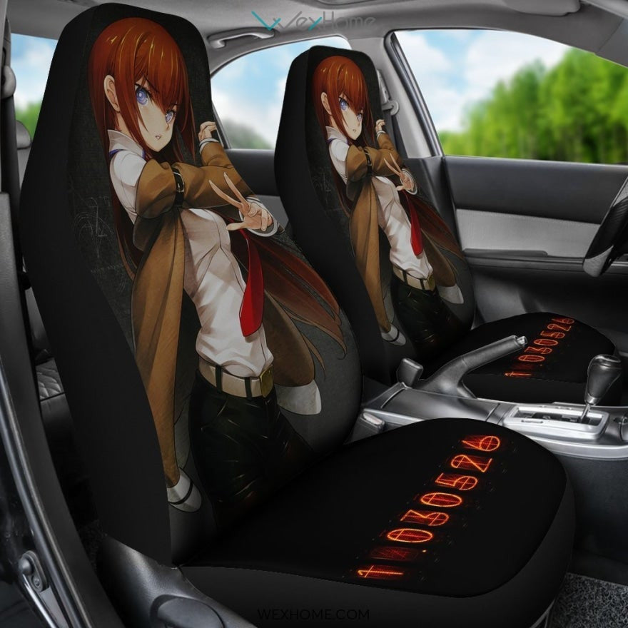 Steins Gate Anime Car Seat Covers