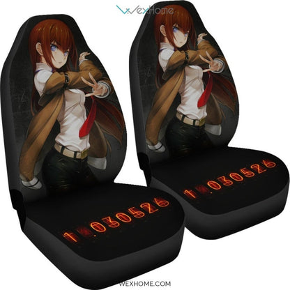 Steins Gate Anime Car Seat Covers