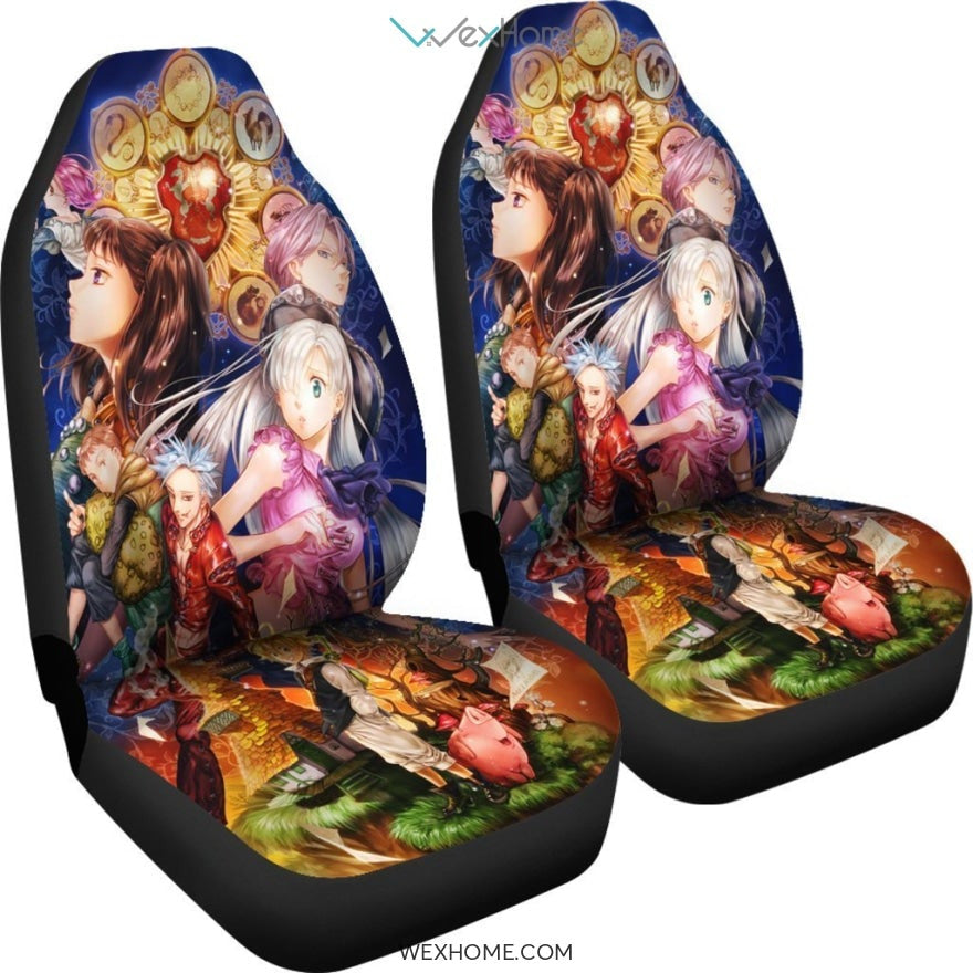 Nanatsu No Taizai Anime Car Seat Covers