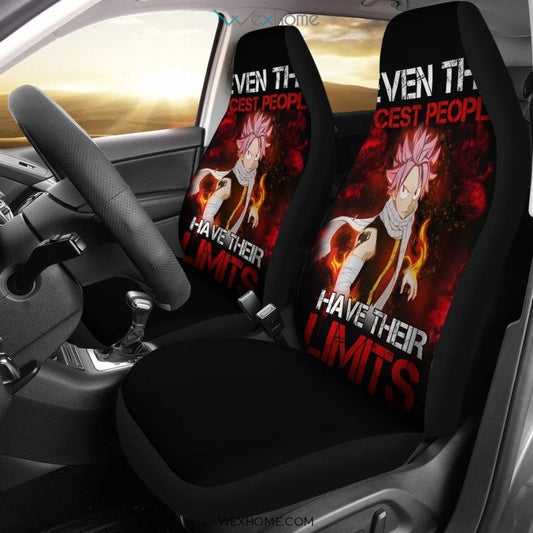Natsu Fairy Tail Anime Car Seat Covers 3