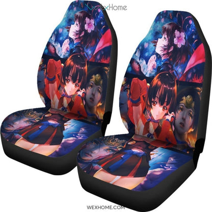Mumei Girl Anime Car Seat Covers