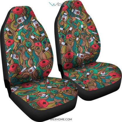 Nurse Accessories Patterns Art Car Seat Cover Accessories Car 2021