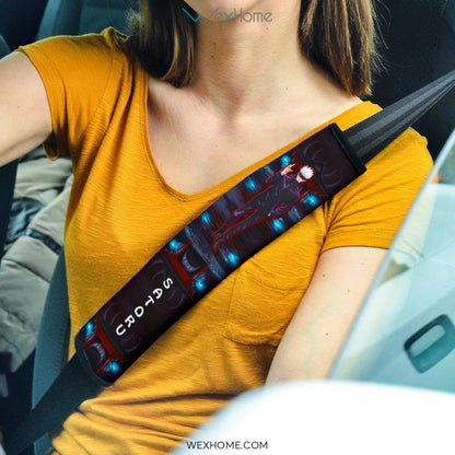 Jujutsu Kaisen Anime Seat Belt Covers | Sukuna Water Skull Galaxy Belt Covers