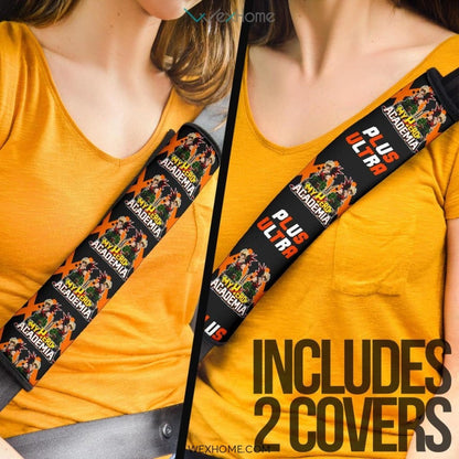 My Hero Academia Anime Seat Belt Covers | MHA Katsuki Orange Theme Belt Covers