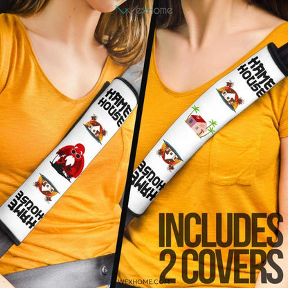 Dragon Ball Anime Seat Belt Covers | DB Master Roshi Kame House Belt Covers