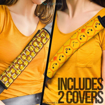Pokemon Anime Seat Belt Covers | Pokemon Combee Emotions Belt Covers