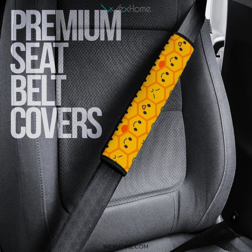 Pokemon Anime Seat Belt Covers | Pokemon Combee Emotions Belt Covers