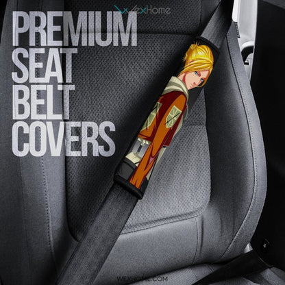 Attack On Titan Anime Seat Belt Covers | AOT Chibi Annie Belt Covers
