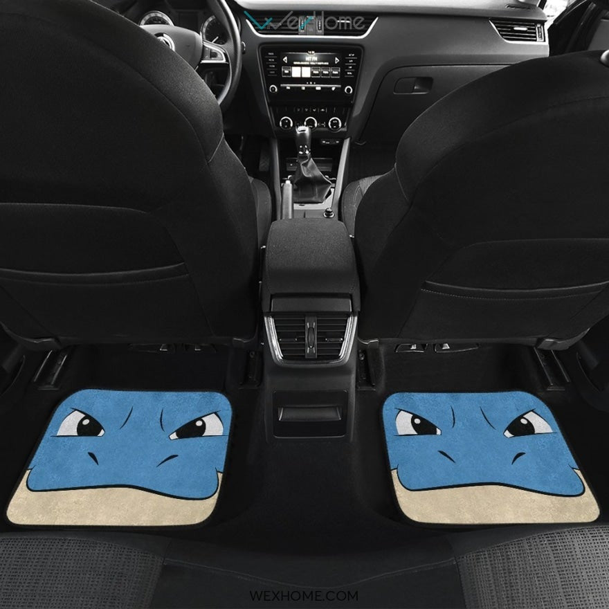 Giant Turtle Blastoise Face Pokemon Car Mats