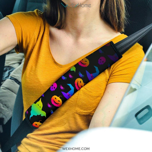 The Nightmare Before Christmas Cartoon Seat Belt Covers | Halloween Symbol Patterns Belt Covers