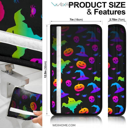 The Nightmare Before Christmas Cartoon Seat Belt Covers | Halloween Symbol Patterns Belt Covers