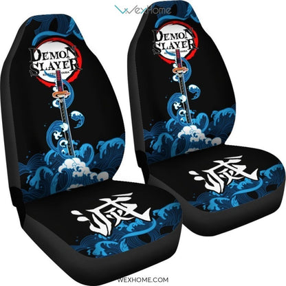 Demon Slayer Tanjiro Sword Earring Car Seat Cover Manga Mixed Anime
