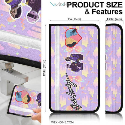 Daft Punk Seat Belt Covers | Daft Punk Get Lucky Couple Style Belt Covers