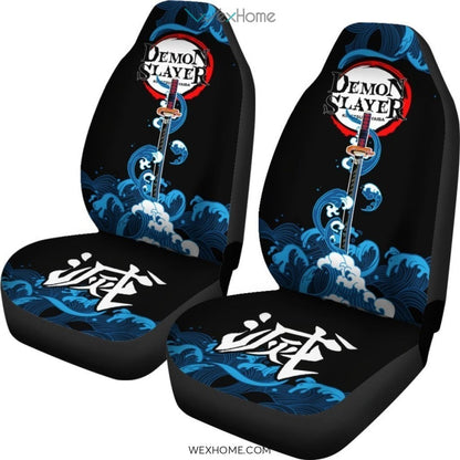 Demon Slayer Tanjiro Sword Earring Car Seat Cover Manga Mixed Anime