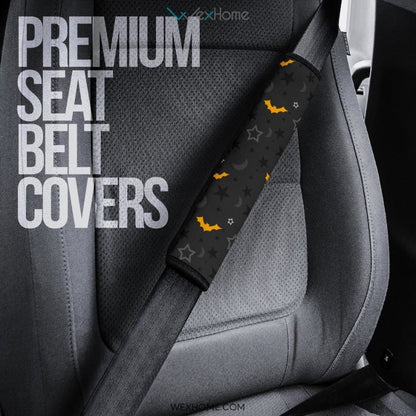 Nightmare Before Christmas Cartoon Seat Belt Covers | NBC Orange Symbols Belt Covers