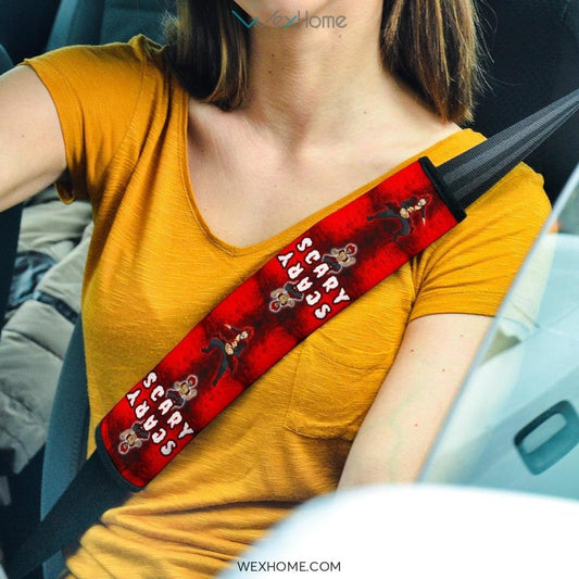 My Hero Academia Anime Seat Belt Covers | MHA Scary Eijiro Red Belt Covers