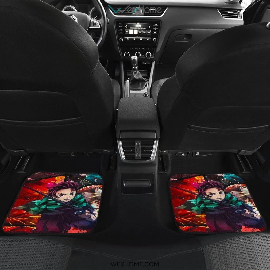 Tanjiro Fighting Moments Car Mats